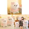 Adorable Pomeranian Plush Dog Toy Realistic Soft Cuddly Stuffed Animal Decoration