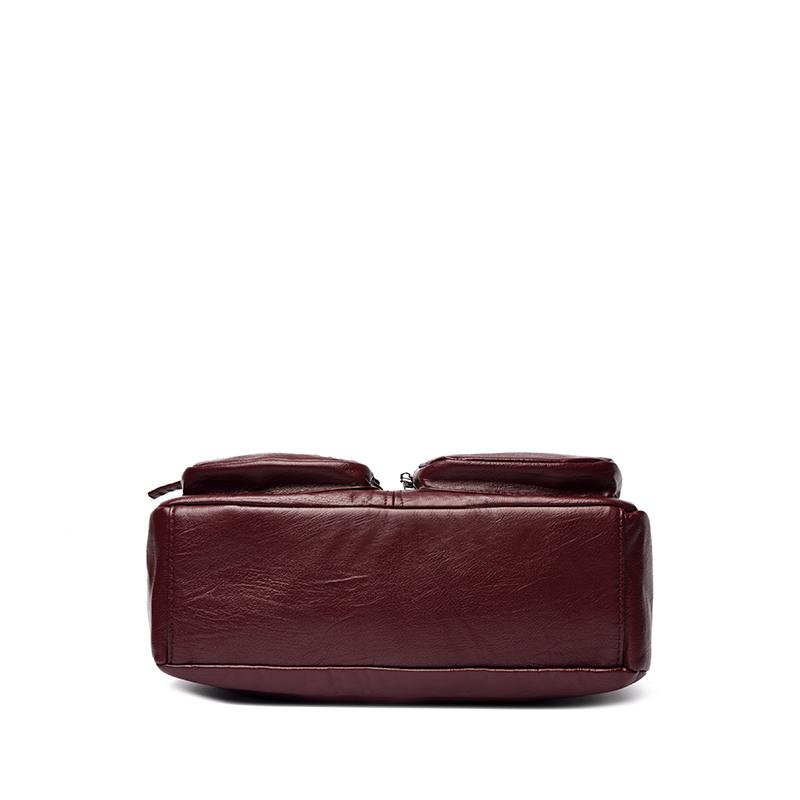 Vintage Shoulder Bag Multi-zipper Mother Bag