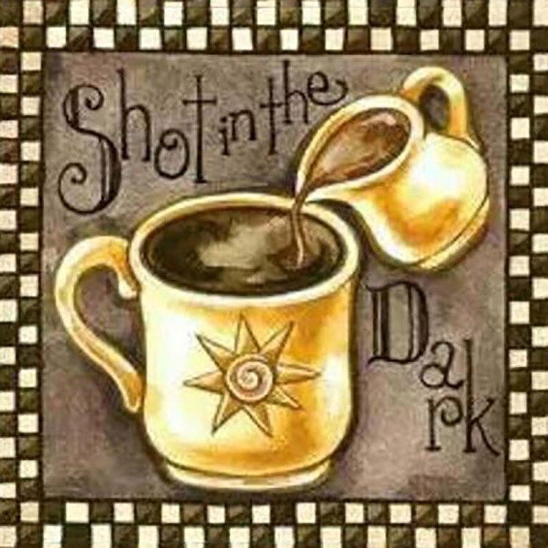 

5D DIY алмазная живопись кофейная чашка Алмазная вышивка цветок вышивка крестиком полная квадратная круглая дрель ремесла ручной домашний декор подарок Full Round 30x30CM