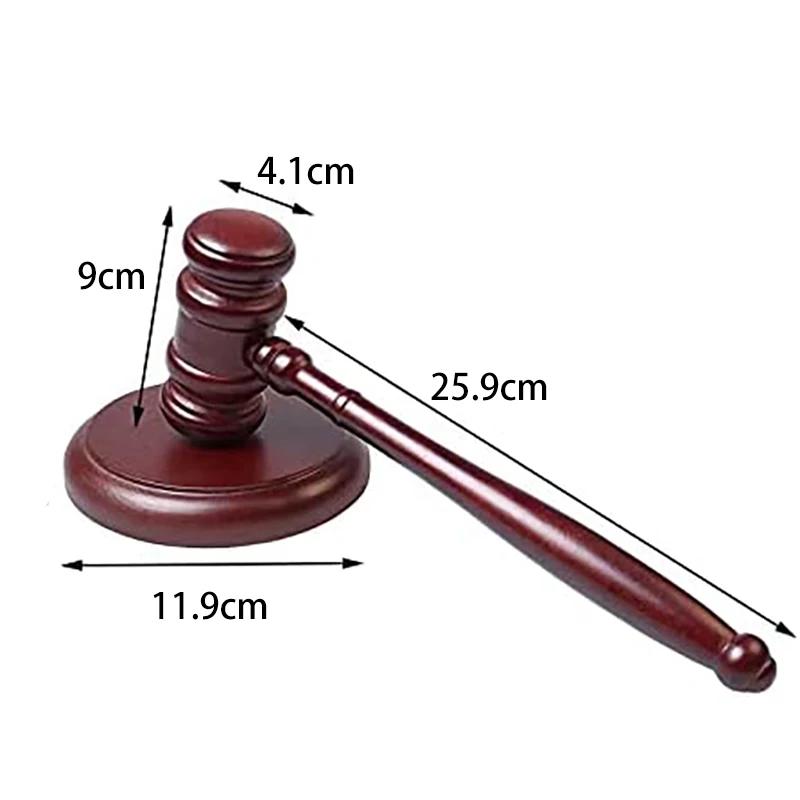Wooden Judge Hammer Handmade High-quality, Durable and Exquisite Wooden Judge Hammer Auction Lawyer's Voice Hand Tool