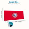 Tappetino per Mouse Colore FC Bayern Monaco Grande Cuscino per Tavolo da Gioco Antiscivolo Laptop Tablet Mousepad Grande Tappetino XXL Mini PC Playmat Con Bordo Lock