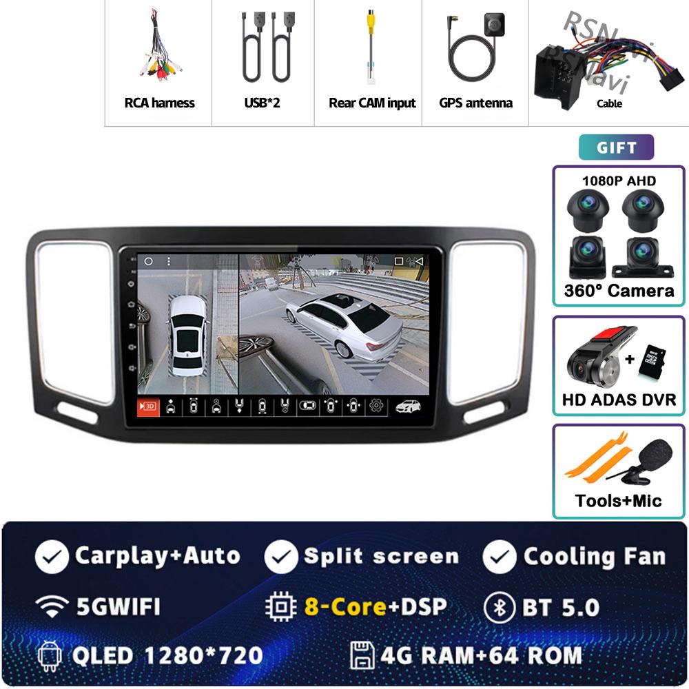 Android 14 Carplay Car Radio For Volkswagen VW Sharan 2012 - 2018 Multimedia Video Player Navigation GPS Stereo DVD Head Unit BT