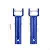 4 Pieces Telescopic Rod Clip Handle White V Clips Suction SuctionHead Attachment CShaped