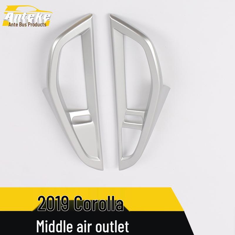 Compatible with 2019 Levin & Corolla: Center Air Vent Trim Panel with Protective Patch Modification