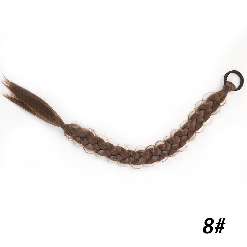 Peruka warkocz dziewczyna kucyk warkocz smażone ciasto twists długi warkocz kucyk peruka