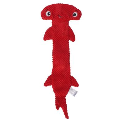 Dog Squeaky Toy Stuffing Free Teeth Cleaning Interactive Cute Plush Dog Chewing Toy for Small