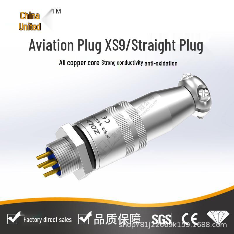 XS92 Aviation Plug Connector - Central Connection, 3 to 5 Core Models Available