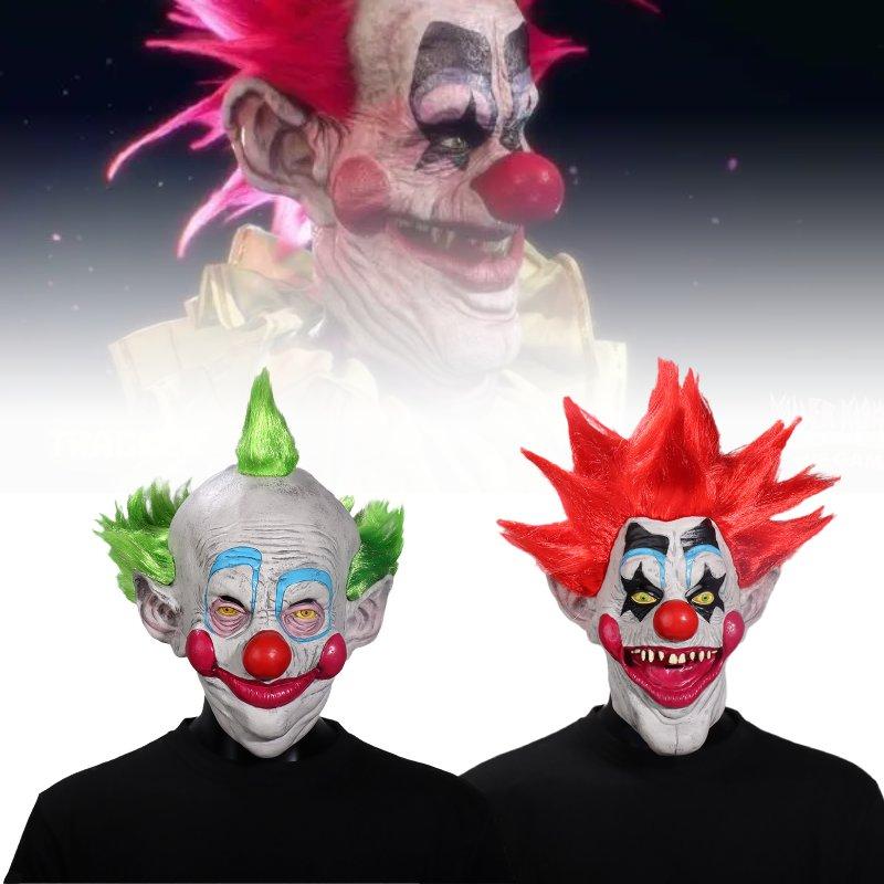 Killer From Klowns Outer Space Character Mask Halloween Headwear Cosplay Props