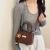 Pu Minimalist Crossbody Bag With Chain Strap For Daily Casual Use