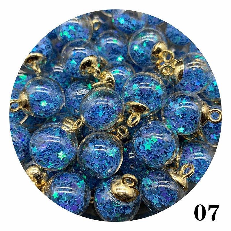 16mm Transparante Ster Pailletten Kristal Glas Bol Haarband & Oorbellen DIY Accessoires.