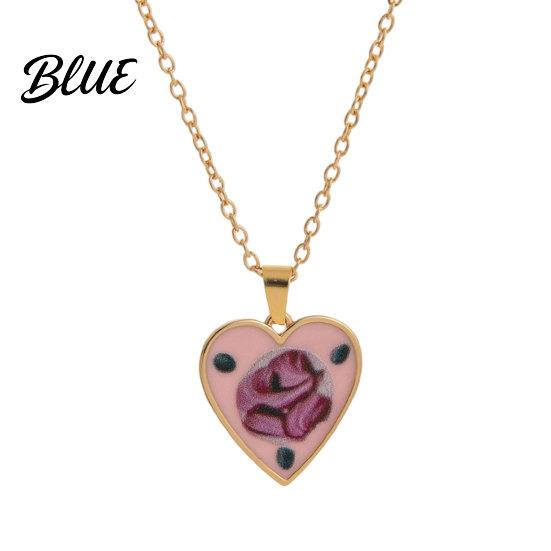 Comfortable Everyday Necklace Vintage Floral Pendant Necklace Women Boho Charm