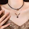 Tiger-eye Stone Necklace - Luxurious, Niche, Fashionable Design, Versatile, Collar Chain, Neck Chain
