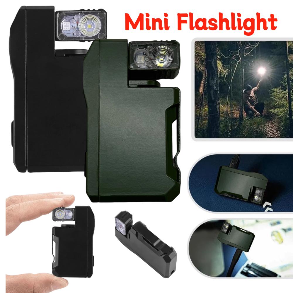 G5 400 Lumens Portable Flat Pocket Mini Light EDC Keychain Hiking Flashlight Waterproof Torch For Outdoor Camping Emergencies