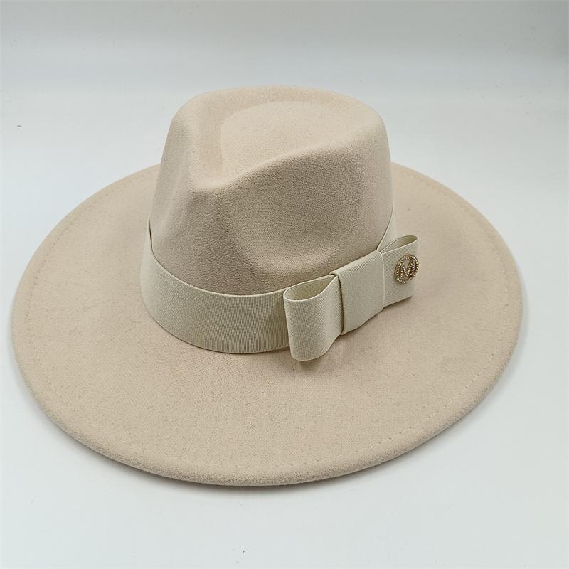 Fedora Fiocco Nuovo Blu Lago Cappello Nuovo Monocromatico Moda Primavera Unisex Cappello Jazz Cappello Fedora Gorras