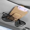 Azumafy Car Glasses Holder Sunglasses Holder Sun Visor Sunglasses Clip