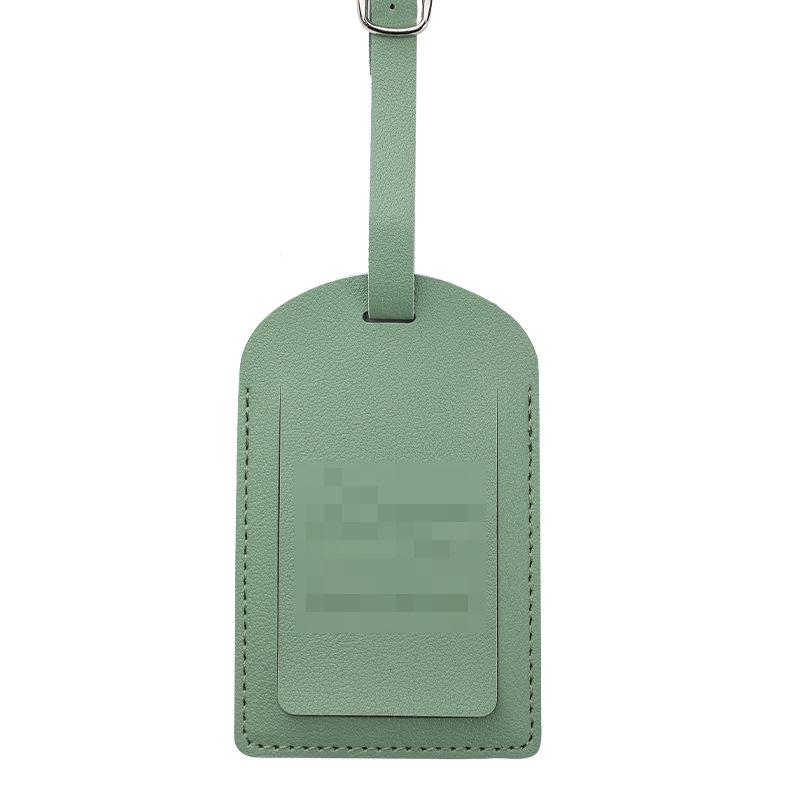 Durable PU Luggage Tag for Travel - Anti-Lost Name Tag for Suitcases and Trolleys