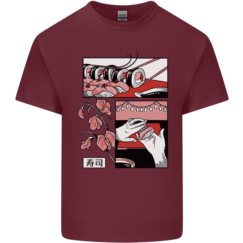 Sushi Unisexs Light Cotton TShirt