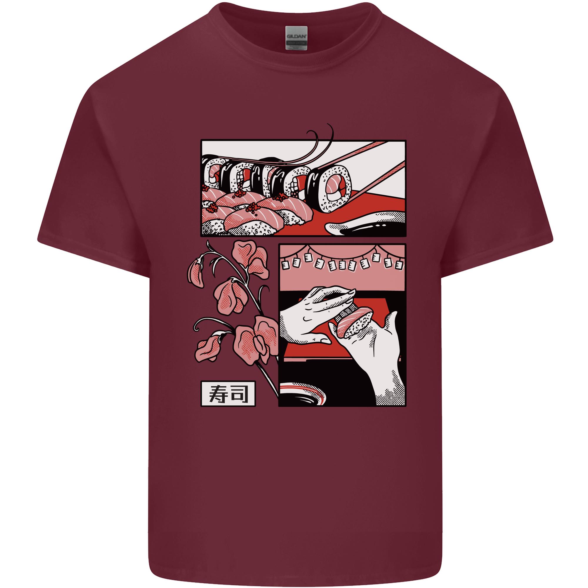 Sushi Unisexs Light Cotton TShirt S