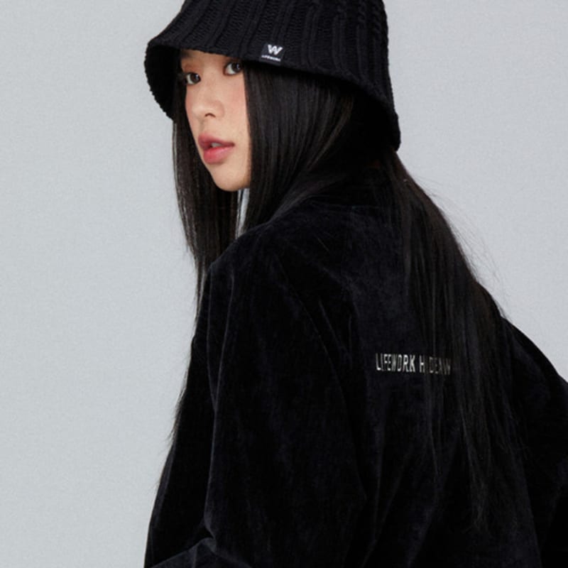 LIFEWORK Twisted Knit Dome Hat_LW224CP840