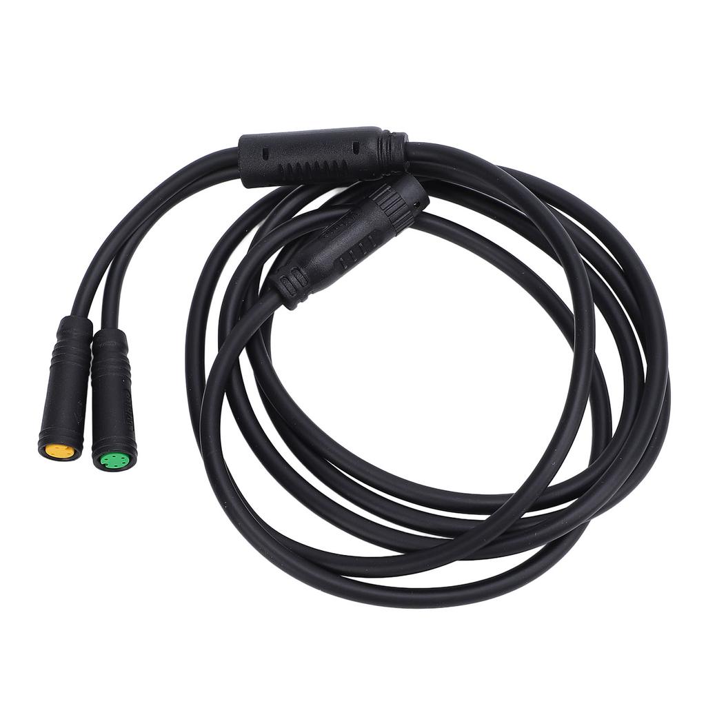 Cable Conector de Bicicleta Eléctrica 4.9 pies Resistente al Agua Controlador a Pantalla Acelerador Faro
