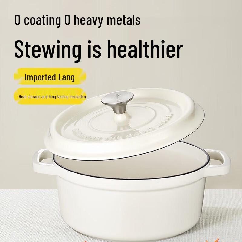 

Cooker King Cast Iron Enamel Soup Pot