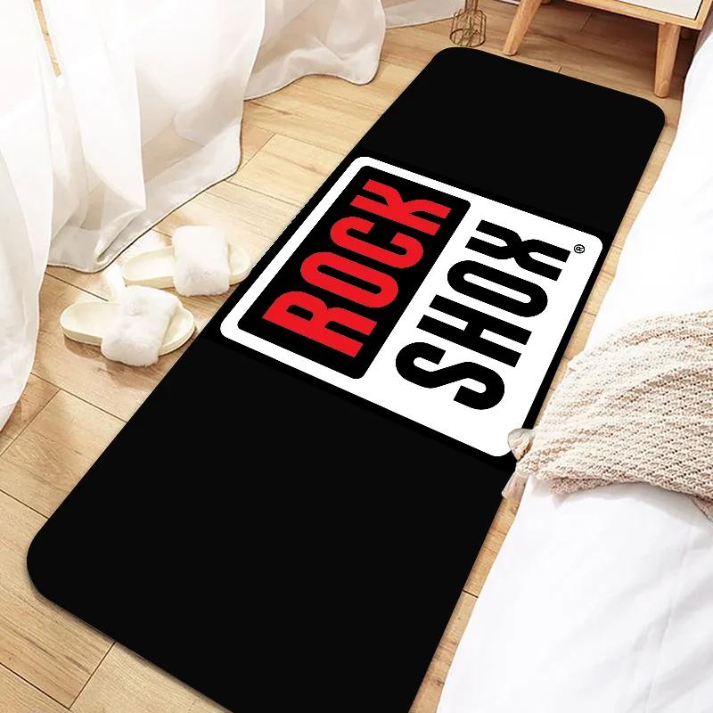 Rock Shox Mountain Bike Door Mat Entrance Non-slip Washable Kitchen Carpet Living Room Hallway Rugs Bathroom Bath Door Mats