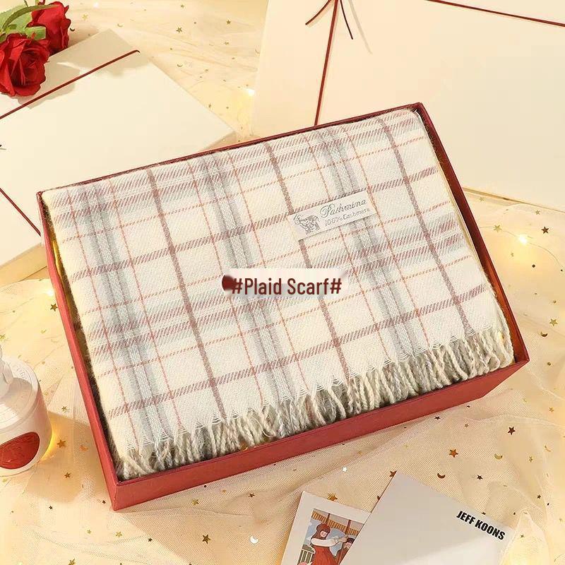 

Winter Warm Scarf Gift Box for Her: Perfect Christmas or Birthday Gift for Girlfriend or Best Friend