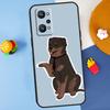 Cartoon Rottweiler Dog For Realme GT 6 6T 5 GT7 Pro C61 C75 C55 C51 C21Y C25S C67 C53 13 12 10 11 14 Pro Plus Case