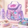 Kids Cartoon Lunch Bag With Insulated Polyester For Kindergarten And Travel Use