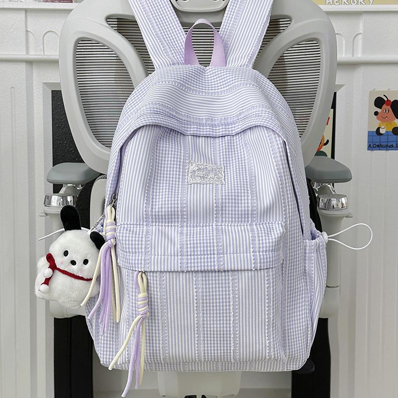 Schoolbag New College Style Female Student School Bag Junior High School College Student Casual Backpack Fashion Versatile Large Capacity Backpack