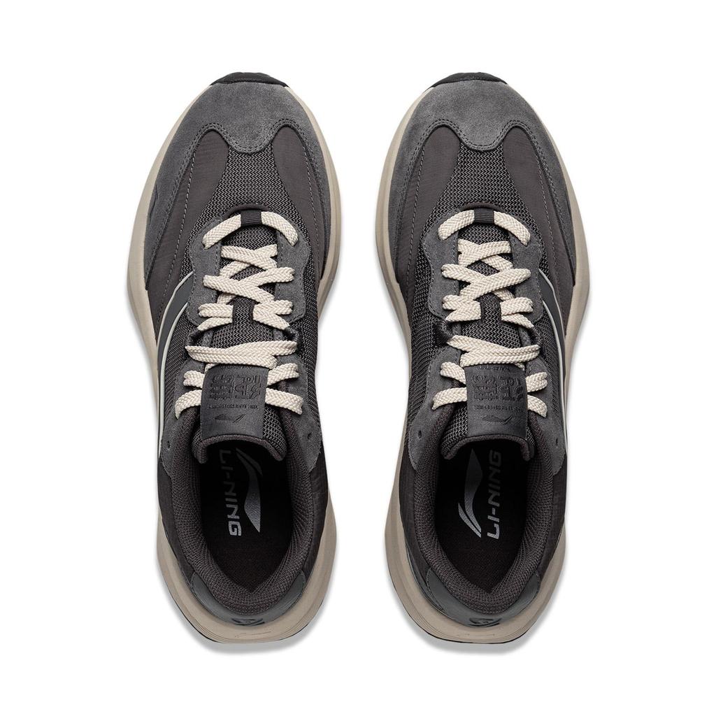 Li-Ning Unisex Zhengrong M500 Casual Shoes Dark Grey/Beige AGCV055-2