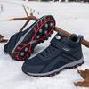 Men's and Women's Winter Fur One Thickened Padded Waterproof Comfortable Warm Cold Lightweight Hiking Waterproof Non-slip Snow Boots