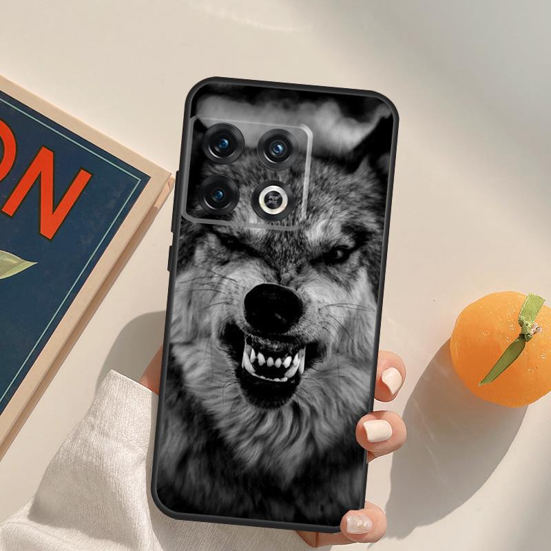 Animal Wolf Howling Case For OnePlus 13T 10T 10R 12R 13R 15 13 12 11 10 9 Pro Nord CE 5 2 3 4 Lite N20 N30 Cover