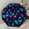 1pc space nebula Pattern Umbrella  Automatic Opening and Closing Umbrella, High quality Umbrella, Ideal Gift for Her 219