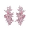 Classical Three-Dimensional Beads, Drills, Solid Color Pair Of Flowers, Embroidery Lace Fabric, Performance Clothes, Dresses, Decorative Accessories