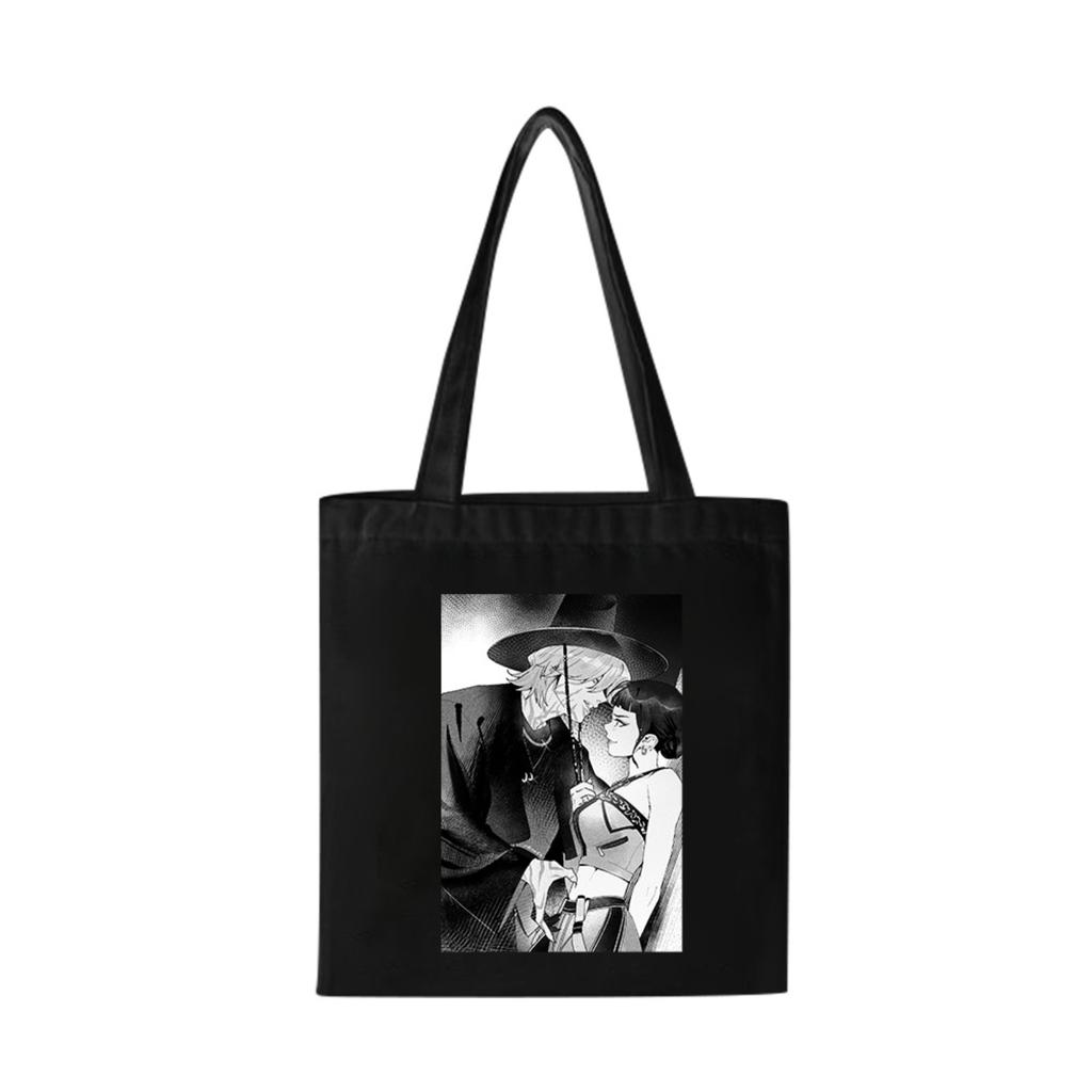 Girls Group Poster Printed Canvas Bag  Style Fan Support Zipper Handbag Women's Bag