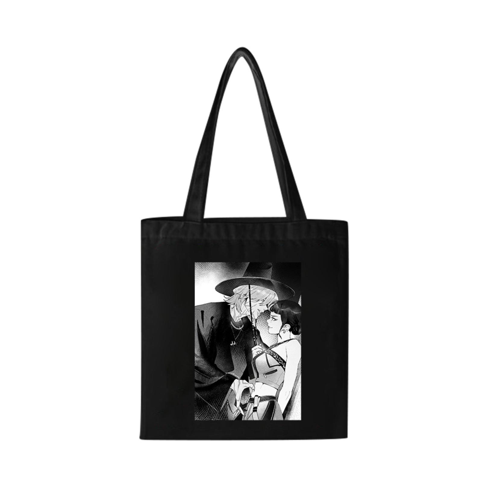 

Плакат женской группы, напечатанный на холщовой сумке, стиль для фанатов, сумка на молнии для поддержки, женская сумка One Size