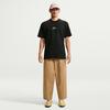 Nike T Shirts Men's Black Crew Neck Moderate