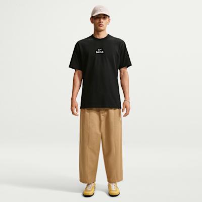 Nike T Shirts Men's Black Crew Neck Moderate