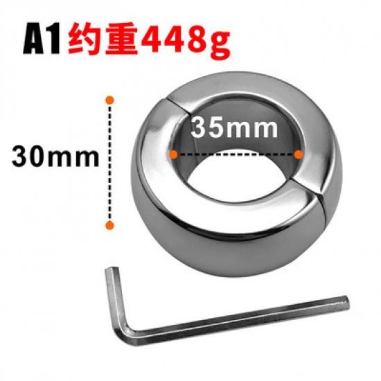 Metal Stainless Steel Scrotum Pendant Bondage Ring Penis Weight Bearing Ring Penis Delay Ring Adult Sex Product Toy