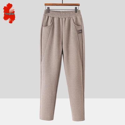Mid-Aged Women's Straight-Leg Trousers