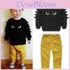 Premium Quality Toddler Boys Autumn Monster T-shirt And Pants 2pcs Outfit Set