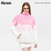 HeyHenry Gradient Fleece Sweatshirt Couple Thick Casual Loose Top Teens
