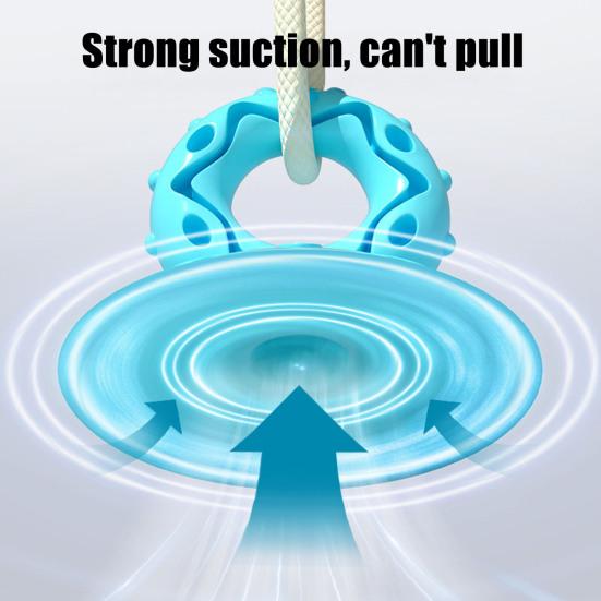 Dog Chew Toy with Suction Cup Indestructible Rubber Puppy Teething Toy Promotes Dental Health Interactive Food Dispensing Toy