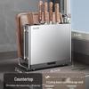 304 Stainless Steel Wall-Mounted Kitchen Knife and Utensil Rack