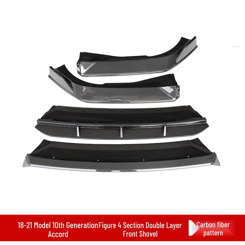 10e Generatie Accord Inspire Voorlip, Sideskirts, Achter- & Boven Spoilers, Louvers & Voorste Splitter Kit