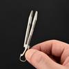 1Pc Mini Tweezers Small Tc4 Titanium Alloy Clip Portable Tweezers Nipper Edc Outdoor Tool Outdoor Pocket Maintenance Tool