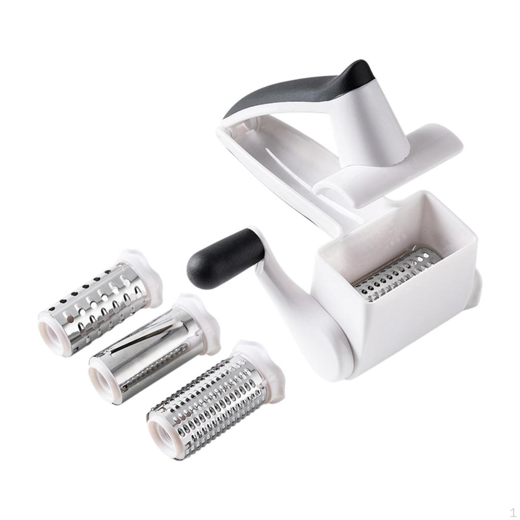 Hand Crank Cheese Shredder,Grater with Handle,Cutter Manual Multifunctional Ginger