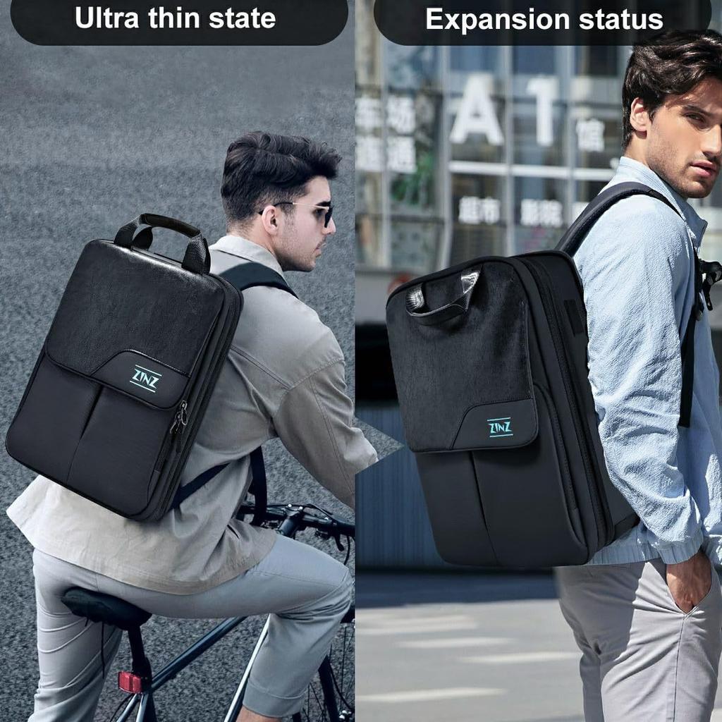 15-16 Inch Laptop Bag Lightweight Expandable Backpack