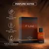 F LINE Blue Vibe Unisex Eau De Parfum  | Luxury Long-Lasting Perfume with Aldehydes | Mint | Bergamot | Orange | Lemon & Neroli |